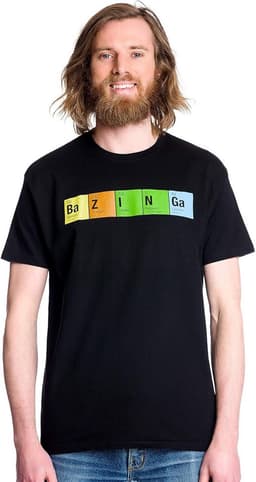 The Big Bang Theory Bazinga T-shirt - Fanshirt met opdruk voor Seriejunkies — thumbnail 4