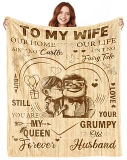 Romantische Jubileumdeken en Cadeaus voor Vrouwen - Perfecte Geschenken voor Haar Verjaardag en Valentijnsdag — thumbnail 1