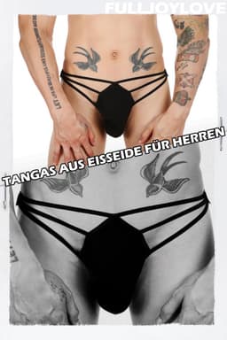 Mannen Jockstrap Laagbouw Slipje met Ondersteunende Pouch en Straps — thumbnail 4