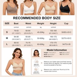 Naadloze Beha met Diepe V-hals en Blote Rug voor Dames | Comfortabele Bralette — thumbnail 2