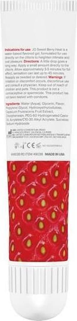 System JO - Flavored Arousal Gel Sweet Berry Heat 10 ml — thumbnail 4