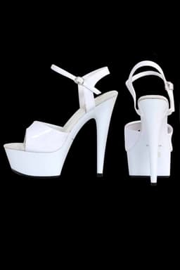 Soisbelle Grote Maten Lakleren Pumps SGS55V Wit Maat 42 — thumbnail 2