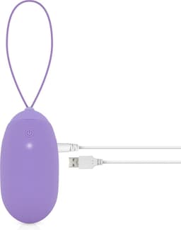LUV EGG - Vibrerend Ei met Afstandsbediening - XL Vibratie Ei - Oplaadbaar - Waterproof - Koppeltoy - Seksspeeltje - Sex Toys voor Vrouwen - Paars — thumbnail 8