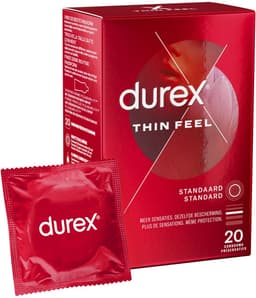 Condooms - Durex Condooms - Thin Feel - Extra Dun - 20 stuks — thumbnail 10