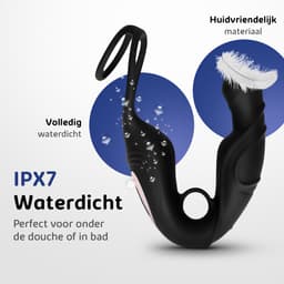 Sensual Desire® 360º Pulse – Prostaat Stimulator met Cockringen – 9 Roteer & Vibratiestanden – Prostaat Vibrator voor Mannen - Sex Toys voor Koppels – Anale speeltjes – Inclusief Erotische Luisterverhalen — thumbnail 3