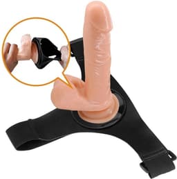 PRETTY LOVE | Pretty Love - Harness Briefs Universal Harness With Dildo Tom 20 Cm Natural | Dildo + Harness | Sex Toy for Woman | Sex Toy for Couple — thumbnail 2