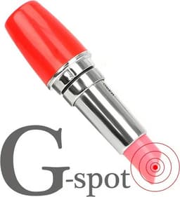Lipstick Vibrator I Mini Vibrator I Lippenstift Vibrator voor Vrouwen I Clitoris en G Spot Stimulatie I Rood — thumbnail 3