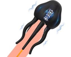 Kwal Eikel Masturbator - Uniek Design - 5 Stimulerende Tentakels - Penis Vibrator