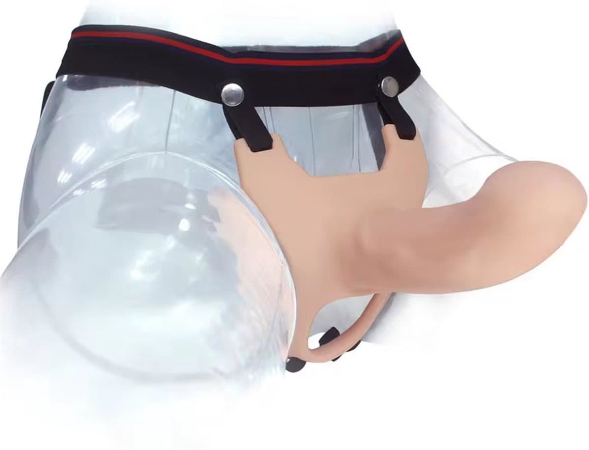 Holle Strap-On Dildo voor Mannen 17CM - Voorbind Penis Sleeve - Voorbinddildo — afbeelding 1