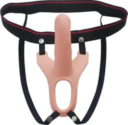 Holle Strap-On Dildo voor Mannen 17CM - Voorbind Penis Sleeve - Voorbinddildo — thumbnail 2
