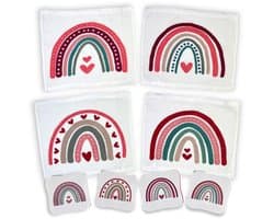 Dailygoods- Washandjes Set van 4 - Magische Handdoeken - Katoenen Badstof - Kindercadeau - Feestjes - Afmeting 30 x 30 cm