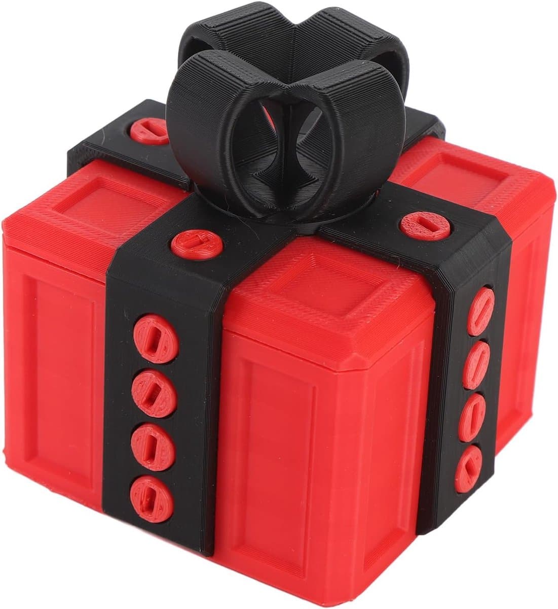 Vervelende Cadeaubak met Schroeven - Haal Doos uit Elkaar Om Te Krijgen - Grappige 3D Geprinte Huidige Doos - Hilarische Geldkaartcontainer voor Het Opslaan van Verrassingen — afbeelding 1