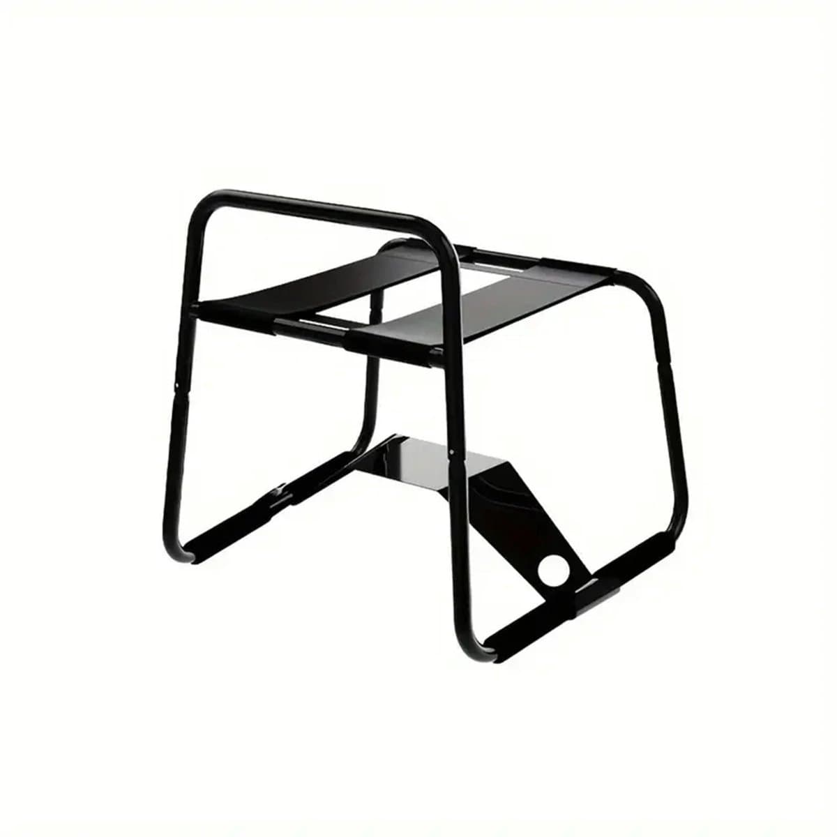 Norvia - Seks Stoel - BDSM - Standjes En Posities - Seks Meubel - Bounce - Luxe Materialen - Met Rugleuning - Draagbaar - Zwart — afbeelding 1