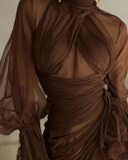 Luxe Mesh Jurkje Dames – Festivallook –Sexy Lingerie Jurk – Sexy Lingerie Dames – Lingerie Erotisch – Transparante Clubwear – Luxe Gala & Festival Jurkje – Boudoir Jurk – Verleidelijk Mesh Dress – High End – Dare to Undress – S, M, L — thumbnail 3