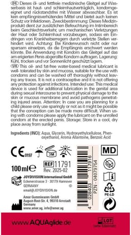 Aquaglide Cherry - 100 ml - Glijmiddel — thumbnail 9
