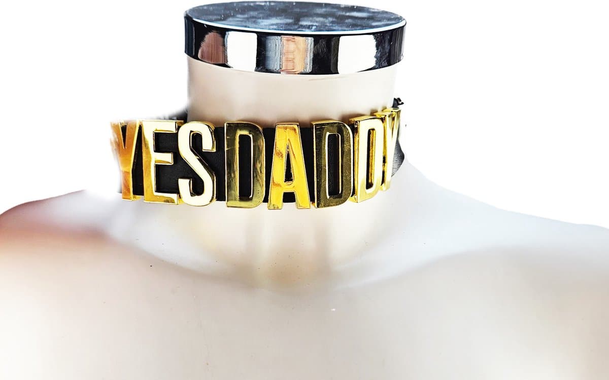 BNDGx® Erotische halsband - BDSM erotische rollenspel Yes Daddy — afbeelding 1