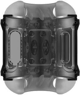 Love Botz - Masturbator - 10X Cyber Stroke Vibrating Stroker - Dubbele open uiteinden - zwart — thumbnail 5