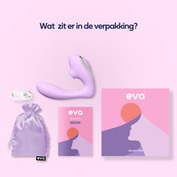 Eva® Queen Pro - Vibrator voor Vrouwen - Luchtdruk Sex Toy - G-Spot Stimulator & Clitoris Satisfyer - Seksspeeltjes voor Koppels - Dildo Vibrator - Realistisch - Erotische Audio - Sex Toys voor Vrouwen - Cadeau voor vrouw - Lavender Purple — thumbnail 10