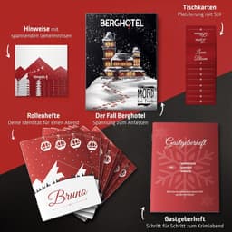 Krimispiel - Moordspel Diner - Avondje Uit - Unieke Rollen - 17 x 23 x 5 cm — thumbnail 3