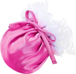 Erotisch Heren C-String Slipje met Kant en Trekkoord Satijnen Bulge Pouch. — thumbnail 1
