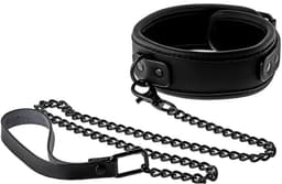 Blaze Halsband en Leiband Halsband met Leiband Zwart — thumbnail 3