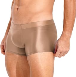 Glanzende Heren Boxershorts Dunne Nylon Slip Zwemshorts Gevoelige Onderkleding — thumbnail 3