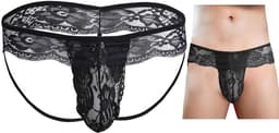 Seksuele Jockstrap Tanga voor Heren - Ademend Kant Ondergoed — thumbnail 1