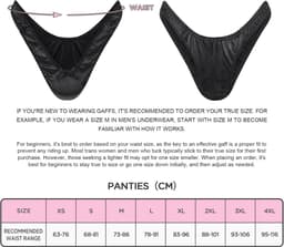 Tanga Gaff Ondergoed - Vormende Slips - Dagelijks Gebruik - Gladde Zijdezachte Stof - XS tot 4XL — thumbnail 6