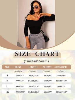 Dames Shirt met Lange Mouwen Asymmetrisch Schoudervrij Slim Fit Stretch Bovenstuk — thumbnail 3