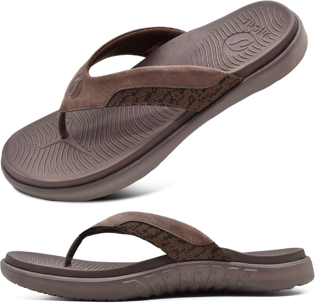 Comfortabele Heren Slippers met Stevige Voetbed en Buigondersteuning voor Strand en Douche — afbeelding 1