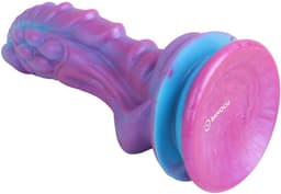 Banoch | Dildo fantasy Dragon | blauw / paars | siliconen met zuignap | Monster creature — thumbnail 14