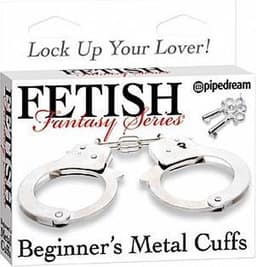 Pipedream Fetish Fantasy Handboeien voor Beginners Metaal - Zilver — thumbnail 3