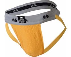 MM Sports Original Edition Swimmer/Jogger Jockstrap 2 inch Yellow - MAAT M - Heren Ondergoed - Jockstrap voor Man - Mannen Jock