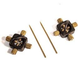 Black Label - The Sun - Tepel Marteling Tepelklem - Ook voor Naaldenspel - Zwart/Goud