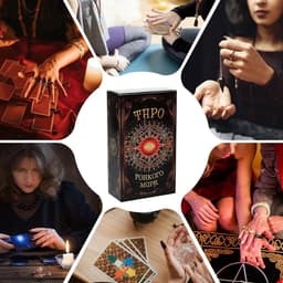 Orakelkaarten - Tarot Deck - Mystieke Waarzeggerij - Beginnersvriendelijk Ontwerp - 10.3 x 6 cm - Geïllustreerd — thumbnail 2