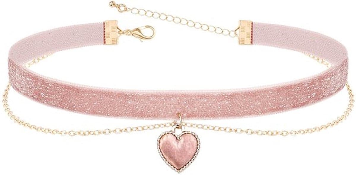 Choker verstelbaar - Gelaagd - Dames - Gothic - Sieraden - Voor meisjes - Halsketting — afbeelding 1