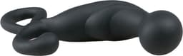 EasyToys - Prostaat Massager - Prostaat Dildo met Handvat - Gebogen - Buttplug - Anal Plug - Sex Toys voor Vrouwen en Mannen - Seksspeeltjes - Dildo Mannen Anaal - Zwart — thumbnail 4