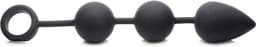 Tom of Finland Weighted Anal Ball Beads - Black — thumbnail 2
