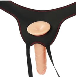 Lovetoy Easy Strap-on Set met dildo van 19 cm - lichte beige — thumbnail 11