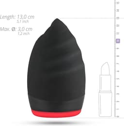 Teazers - Orale Masturbator - Masturbator - Oplaadbaar - Waterbasis - Sex Toys voor Mannen - Masturbator voor Man - Masturbators - Masturbator voor Mannen Elektrisch - Rood/Zwart — thumbnail 17