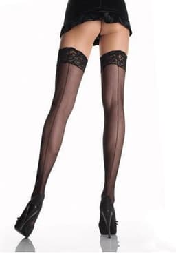 Sheer backseam stockings — thumbnail 5