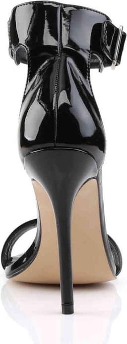 Pleaser - AMUSE-10 Sandaal met enkelband - US 14 - 45 Shoes - Zwart — thumbnail 4