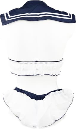 BamBella ® Sexy Cosplay Rollenspel kleding - Onesize - outfit dames Matrozen pak blauw — thumbnail 8