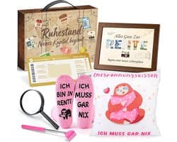ZJTAPE Cadeau voor gepensioneerden, afscheidscadeau voor collega's, grappige cadeaus - ShopVlot