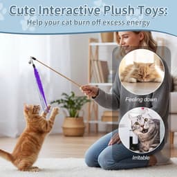 10 stuks kattenwormspeelgoed navullingen kat muur kattenspeelgoed — thumbnail 3