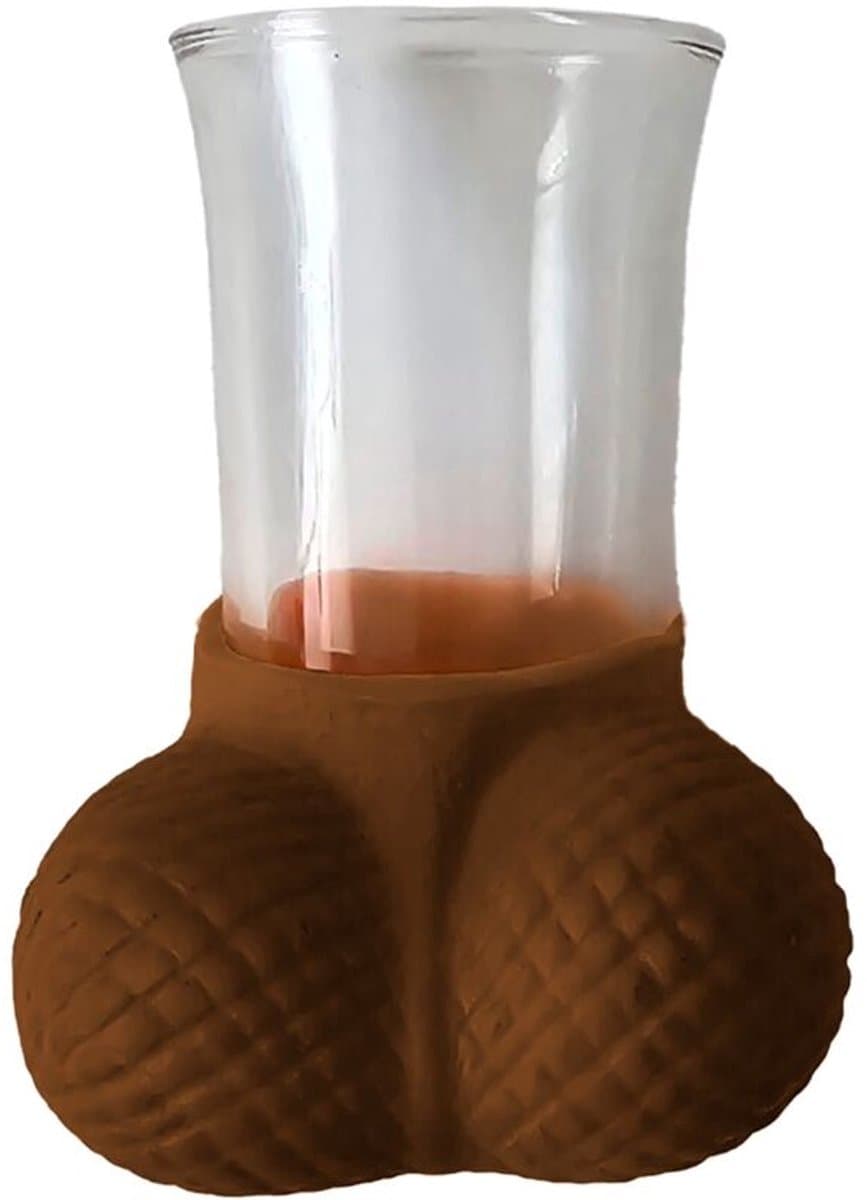 Kristallen Shotglas met Mulato Eitjes — afbeelding 1