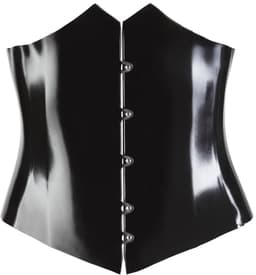 LateX – Latex Korset Klassiek en Uitdagend voor Extra Spanning en Uitdaging Maat L - Zwart — thumbnail 2