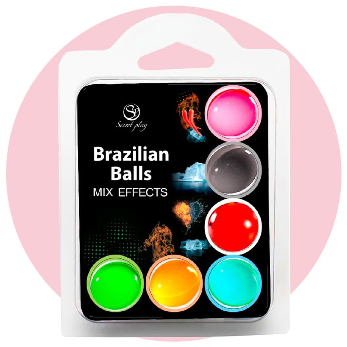 Set 6 Brazilian Balls Mix Effect — afbeelding 1