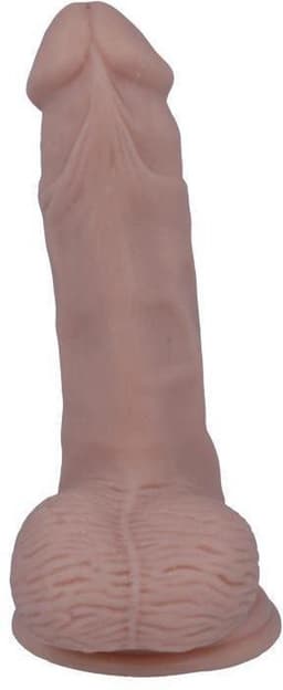 Mr. Intense - dildo - dildo vibrator - dildo vrouwen - dildo mannen - dildo anaal - dildo xxl  - beige - flexibel - 16,5cm Ø 3,5cm / sex / erotiek toys — thumbnail 6