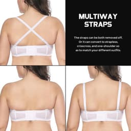Strapless Push-Up BH Grote Maten - Comfortabele Ondersteuning voor Dames — thumbnail 2